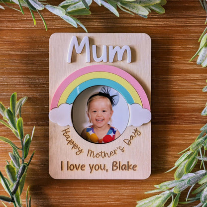 Mother's Day Personalised Fridge Photo Magnet