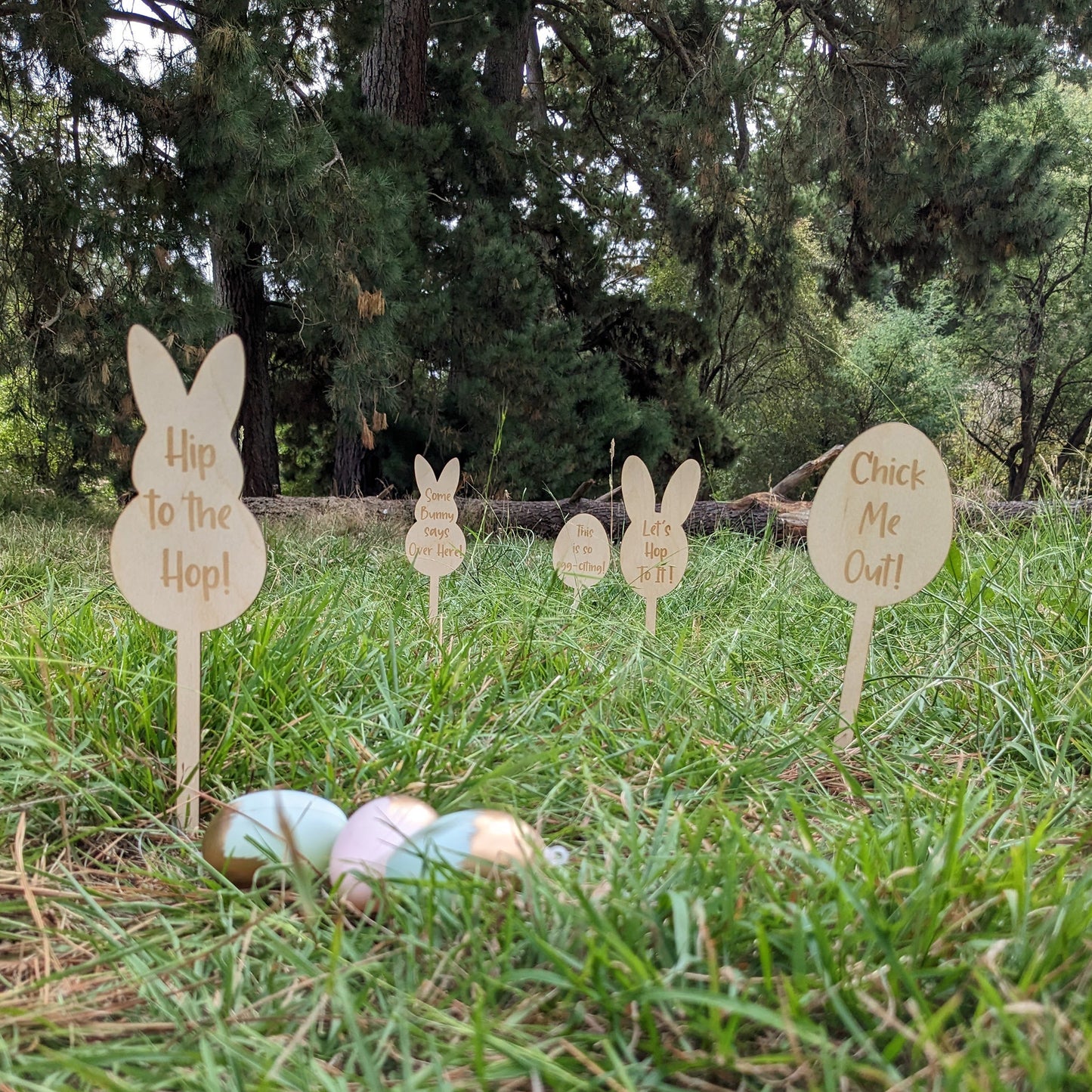 Easter Egg Hunt Markers